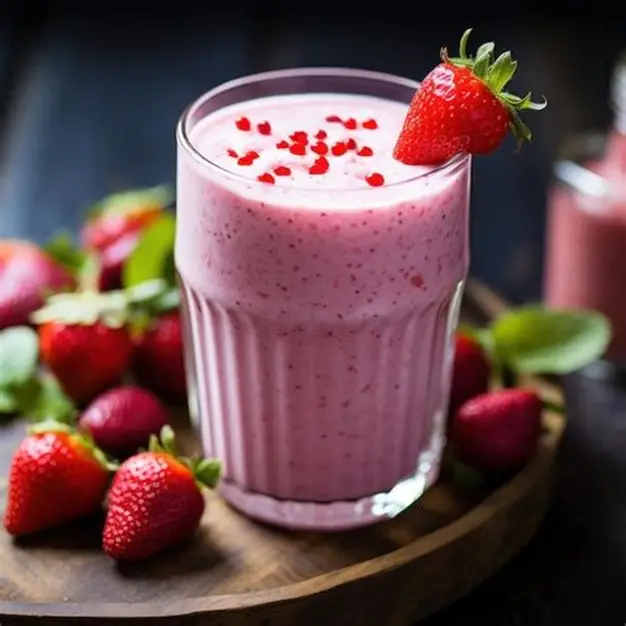 Çilek milkshake